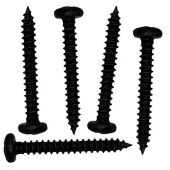 MAMUT - Tornillo Roscalata Cabeza Binding Phillips 6x3/4 Zincado Negro 5 unid.