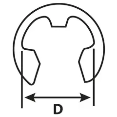MAMUT - Anillo Retención Tipo E M3.5 2 unid.