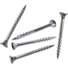MAMUT - Tornillo Fachada Cabeza Plana Inoxidable 44 Negrox45 5 unid