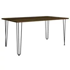 TUHOME - Mesa Comedor Vassel Caramelo