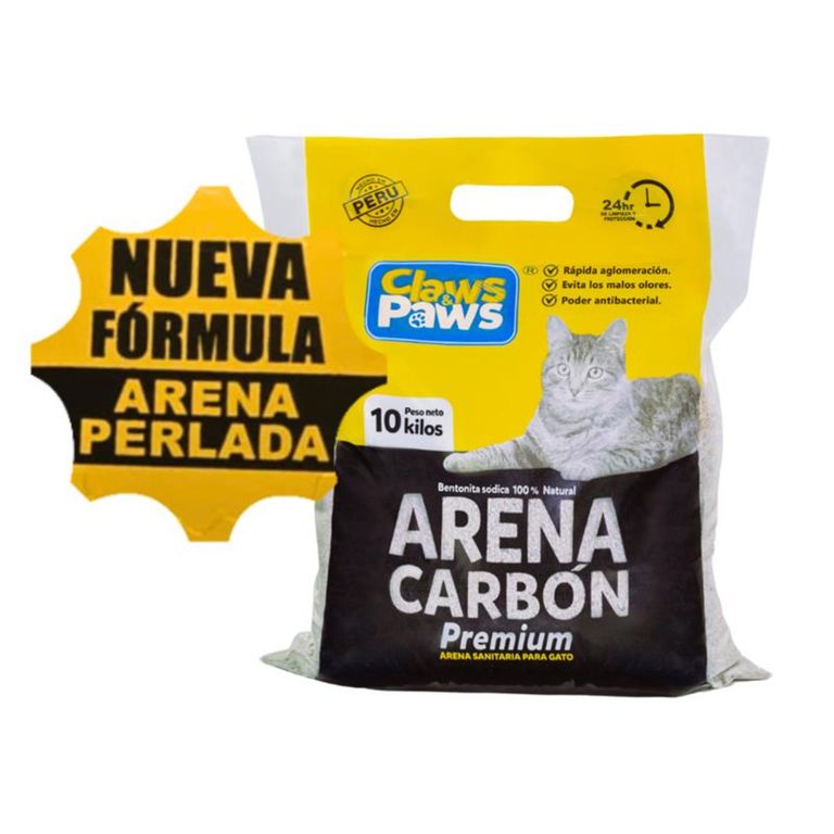 Arena Natural Carbón Gato 10kg