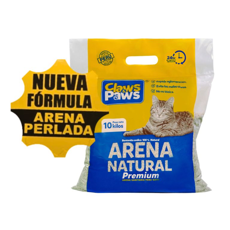 Arena Natural Premium para Gato 10Kg