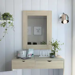 TUHOME - Espejo de Baño Perla Rovere/Blanco