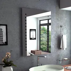 TUHOME - Espejo de Baño con Franjas Laterales Bra