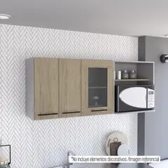 TUHOME - Puerta para Mueble de Cocina Modular Lux Gris 60cm ancho