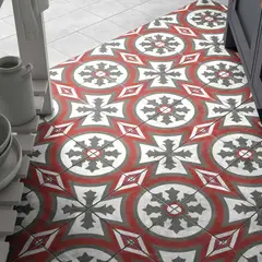 undefined - Mosaico Empastado Flor Alfil 20x20cm