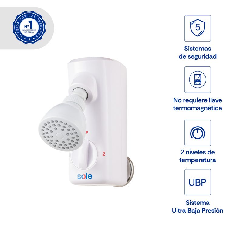 Rapiducha Eléctrica Style 3000W con Accesorios