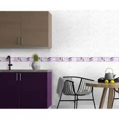 SAN LORENZO - Cerámica Blanco Marmolado 27x45cm 1.7 m2 Lucienne