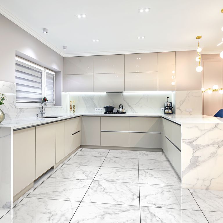 Cerámica Blanco Marmolizado 46X46cm 1.9m2 Onuba