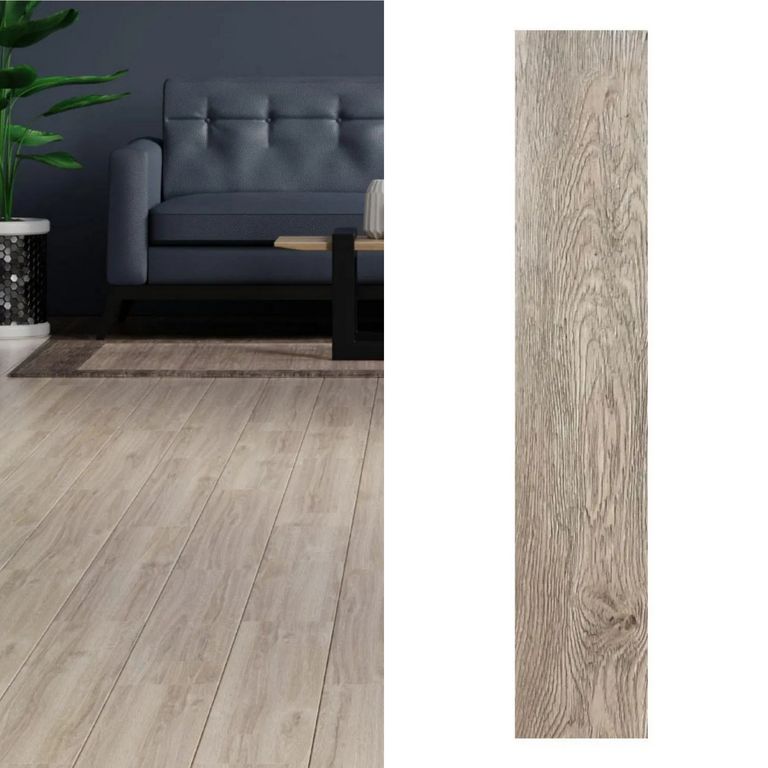 Piso SPC Caramelo Marrón 5.5mm 122x18cm 2.196m2