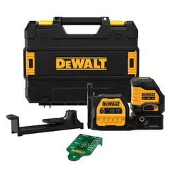 DEWALT - Nivel Laser Lineas Cruzadas Verde 20V DCLE34020