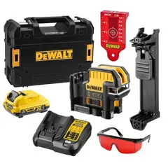DEWALT - Nivel Laser Combinado Dewalt  2 Lineas y 2 Punto Rojo 12V DCE0822D1R
