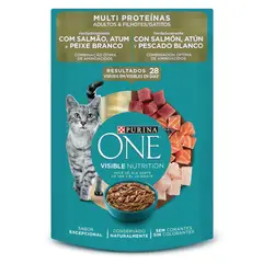 CONJUNTOS ESTRUCT - Alim Hum Gato One Adul Gatito Atun 85G