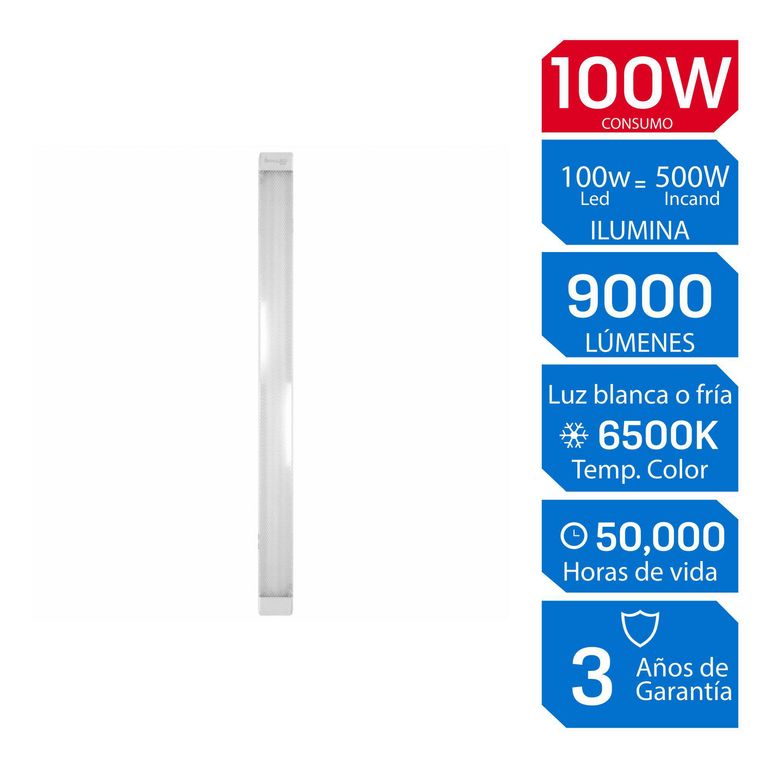 Panel Prismático Ultra LED 100W