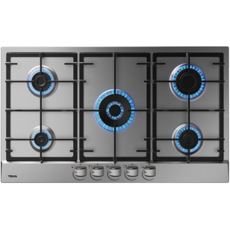 Cocina empotrable Gas GSC 95330 SB IX X5 Quemadores