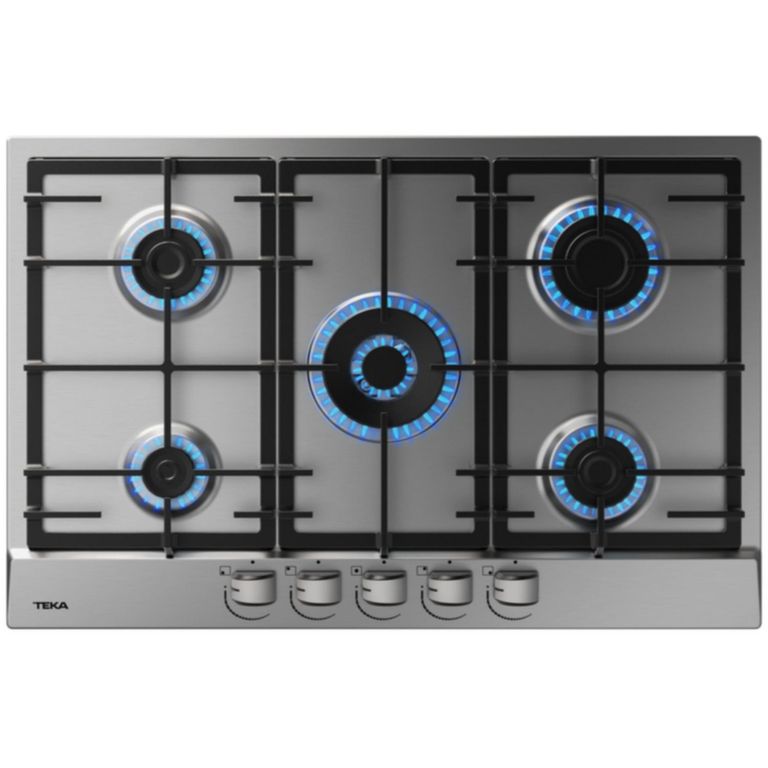 Cocina empotrable Gas GSC 75330 SB IX X5 Quemadores