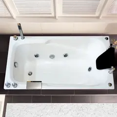 CUBA&SPA - Tina Hidromasaje Rectangular Magia 130x75cm Blanca