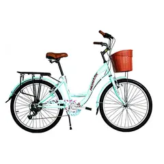 MONARK - Bicicleta Romantic Teen Aro 24" Verde Agua