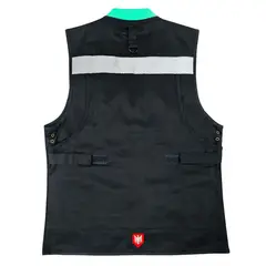 UBERMANN - Chaleco Reflectivo Geólogo para Mujer Azul Talla L
