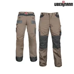 UBERMANN - Pantalón Cargo Desmontable Café Talla L