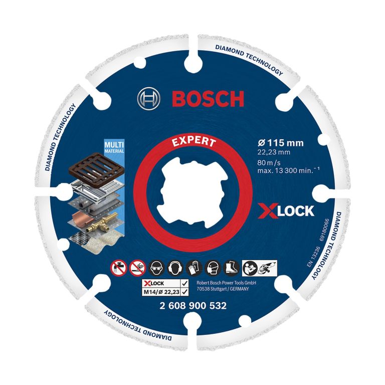 Disco Diamantado Metal 115mm X-Lock