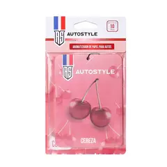 AUTOSTYLE - Ambientador para Auto de Papel Cherry