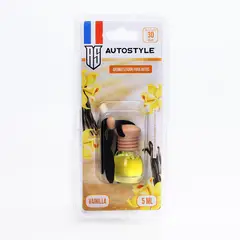 AUTOSTYLE - Ambientador para Auto Liquido Vainilla 5Ml