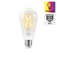 WIZ - Foco LED Filam Wi-Fi ST64 E27 60W