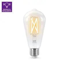 WIZ - Foco LED Filam Wi-Fi ST64 E27 60W