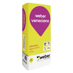 WEBER - Pegamento para Pepelmas o Piscinas Veneciano Autofragua 25kg