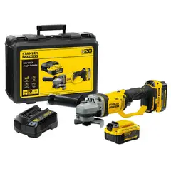 STANLEY - Amoladora Angular Inalambrica 4-1/2" 20V FATMAX SCG400M2K