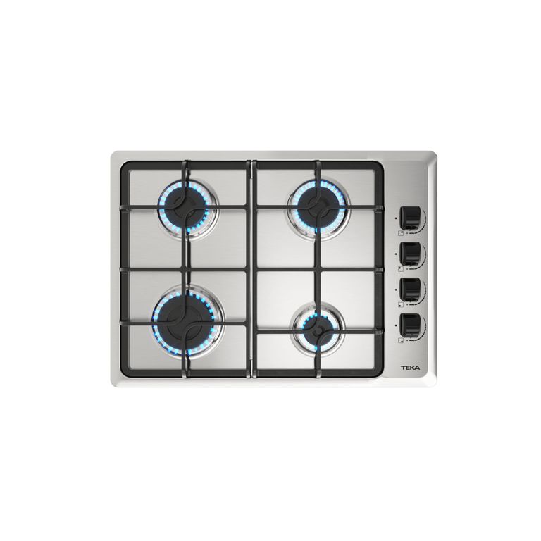 Cocina empotrable a Gas HLX 540 KBB0C-IX X4 Quemadores