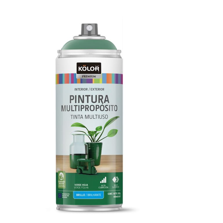 Pintura Spray Verde Hoja Brill 400 Ml
