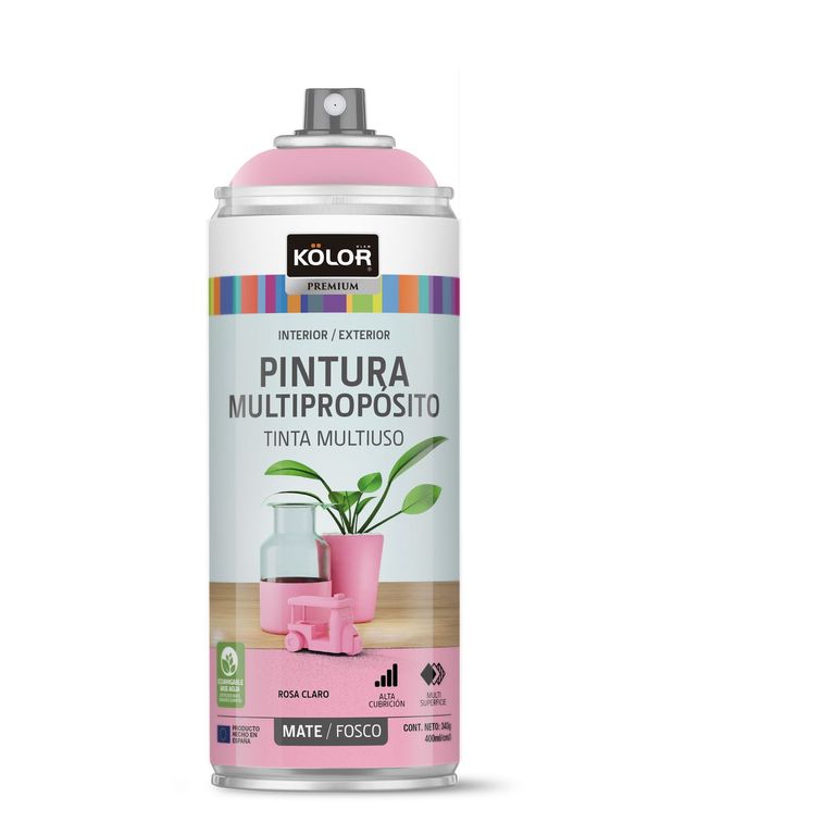Pintura Spray Rosa Claro Mate 400 Ml