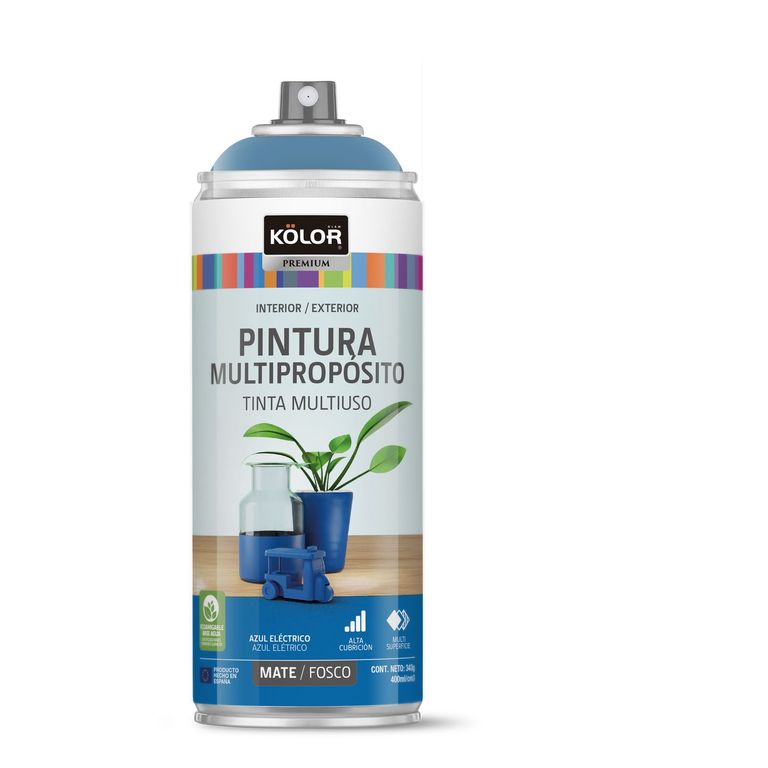 Pintura Spray Azul Elect Mate 400 Ml