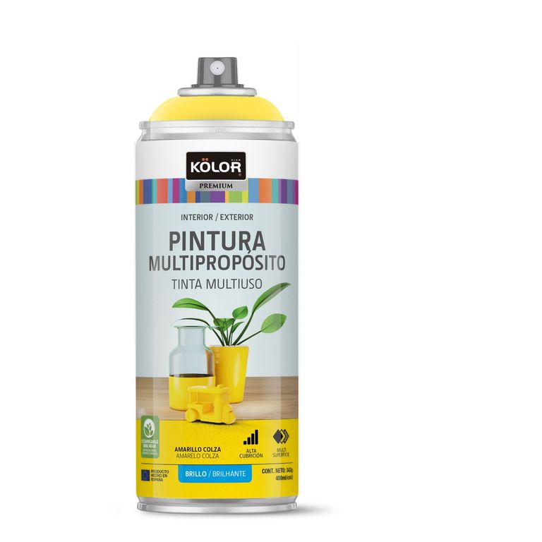Pintura Spray Amarillo Colza Brill 400Ml