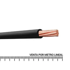 ELCOPE - Cable THW 12 AWG 450/750V Negro por Metro Lineal
