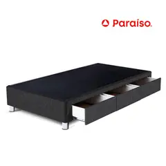 PARAISO - Box Tarima con Cajones 1.5 Plazas