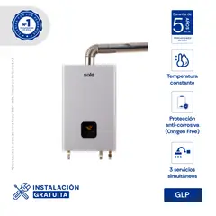 Sole - Terma a Gas GLP Tiro Forzado 14 LT con Accesorios