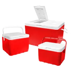 BASA - Combo Cooler Rojo 53L - 15L - 5L