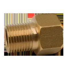 SAN RAFAEL - Acople Corto 1/2" Bronce 1/2" X 1 1/2" Pesado