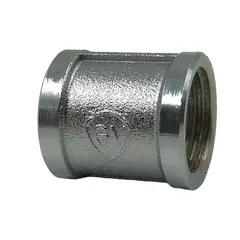 SAN RAFAEL - Unión Simple Bronce Pesado Cromado 1/2"