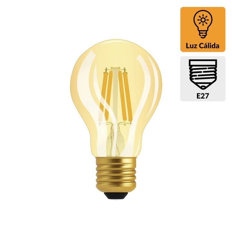 Foco LED Vintage CLA40 Luz Cálida 5.5W E27