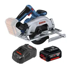 BOSCH - Sierra Circular Inalámbrica Bosch  GKS 185-LI + Batería 4Ah + Cargador + Disco Standard