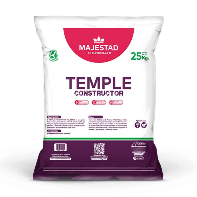 Temple Constructor Bolsa X 25 Kg