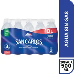 undefined - 20 Pack San Carlos S/Gas 500ml