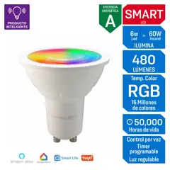 ILUMA - Foco Dicroico Led Gu10 RGB