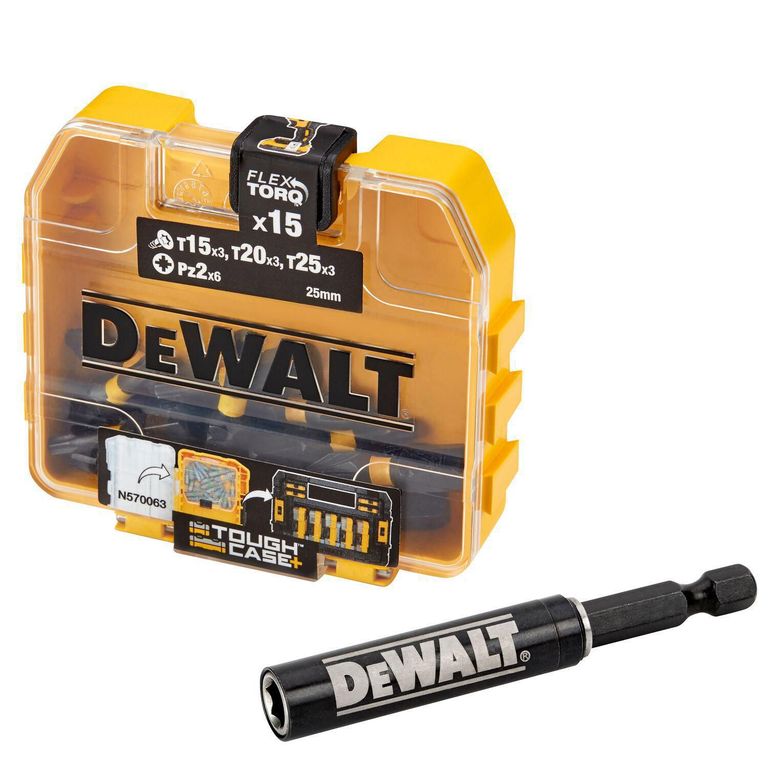 Juego de Punta para Atornillar 16 Piezas DT70522T-QZ