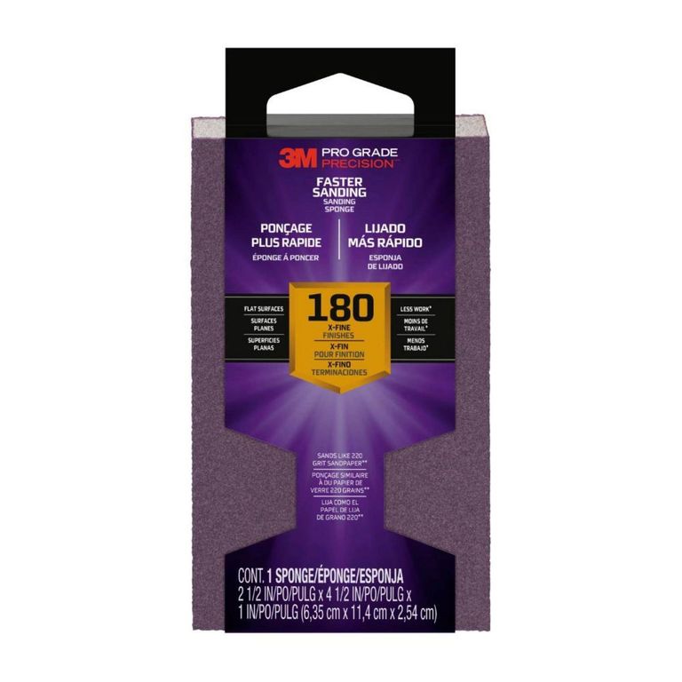 Lija Esponja Pro Grade Precisión Grano 180