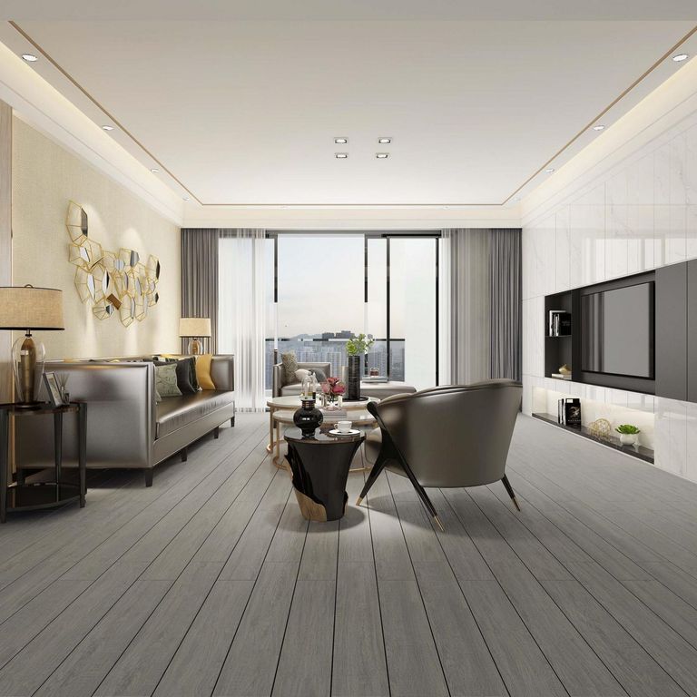 Gres Porcelanico Gris Maderado 20x120cm 1.44m2 Madrid
